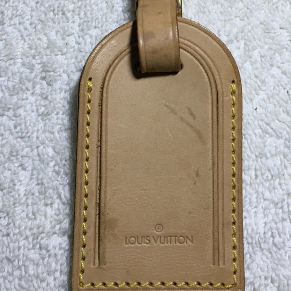Louis Vuitton Accessories Vintage Louis Vuitton Luggage Tag In